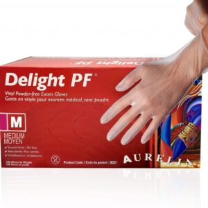 Aurelia BLUSH (PINK) Powder Free Nitrile – 200 Gloves (SMALL / MEDIUM)